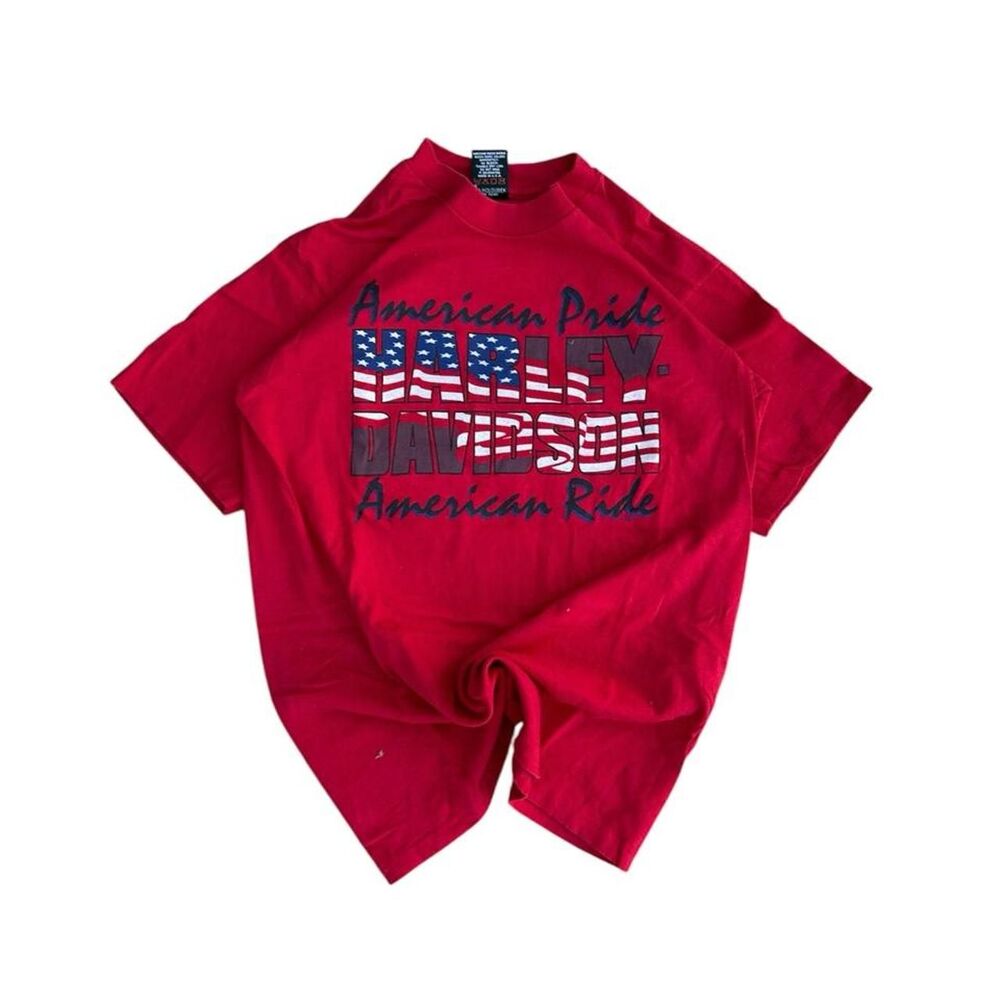 Harley-davidson Men's Red T-shirt